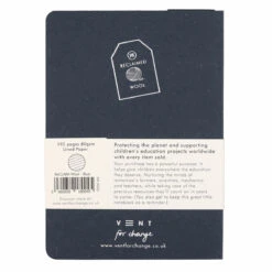 Vent For Change Reclaimed Wool Blue A5 Notebook -Children's Peripheral Store 004 vent for change reclaimed wool blue a5 notebook 1