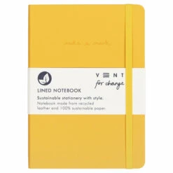Vent For Change Make A Mark Mustard Yellow A5 Notepad