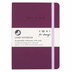 Vent For Change Make A Mark Purple A5 Notepad