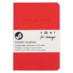 Vent For Change Make A Mark Red Pocket Journal