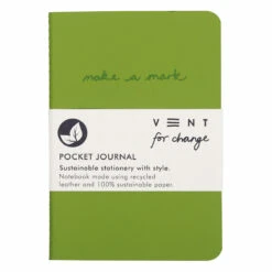 Vent For Change Make A Mark Green Pocket Journal