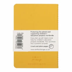 Vent For Change Make A Mark Mustard Pocket Journal -Children's Peripheral Store 096 vent for change make a mark yellow pocket journal 1