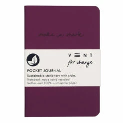 Vent For Change Make A Mark Purple Pocket Journal
