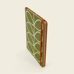 Orla Kiely Linear Stem Olive A4 Notebook -Children's Peripheral Store 149076 orla kiely linear stem olive a4 notebook 3