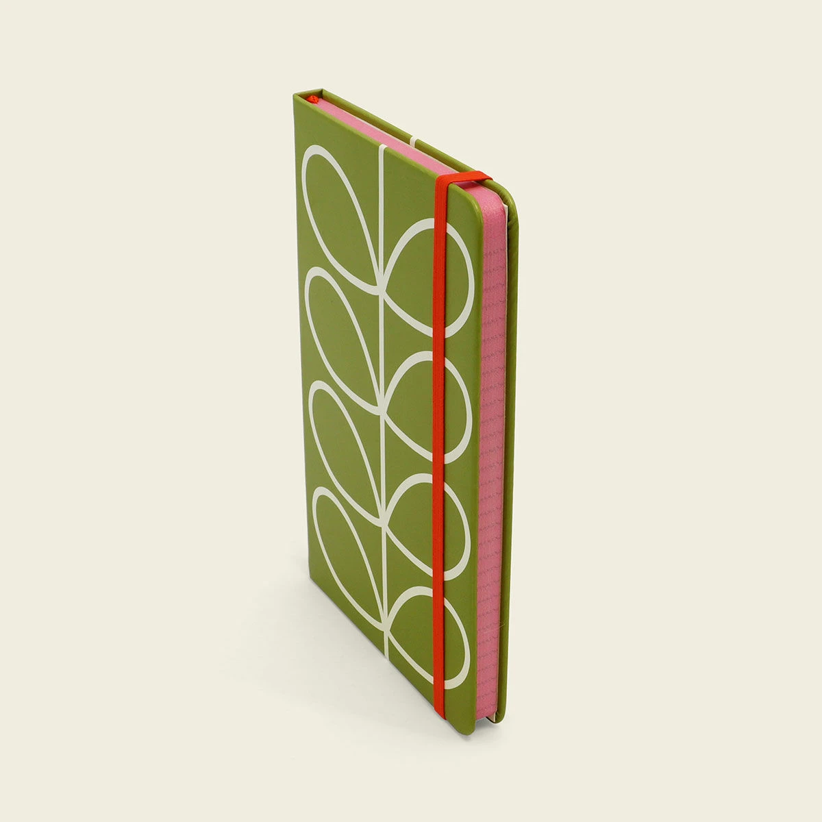 Orla Kiely Linear Stem Olive A5 Notebook 5 Orla Kiely Linear Stem Olive A5 Notebook - Image 3
