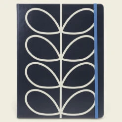 Orla Kiely Linear Stem Slate A4 Notebook