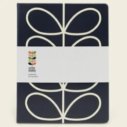 Orla Kiely Linear Stem Slate A4 Notebook -Children's Peripheral Store 149175 orla kiely linear stem slate a4 notebook 4