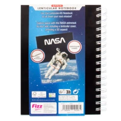 NASA Lenticular Space Astronaut A5 Notebook 10 NASA Lenticular Space Astronaut A5 Notebook -Children's Peripheral Store 360005 fizz nasa lenticular notebook 3