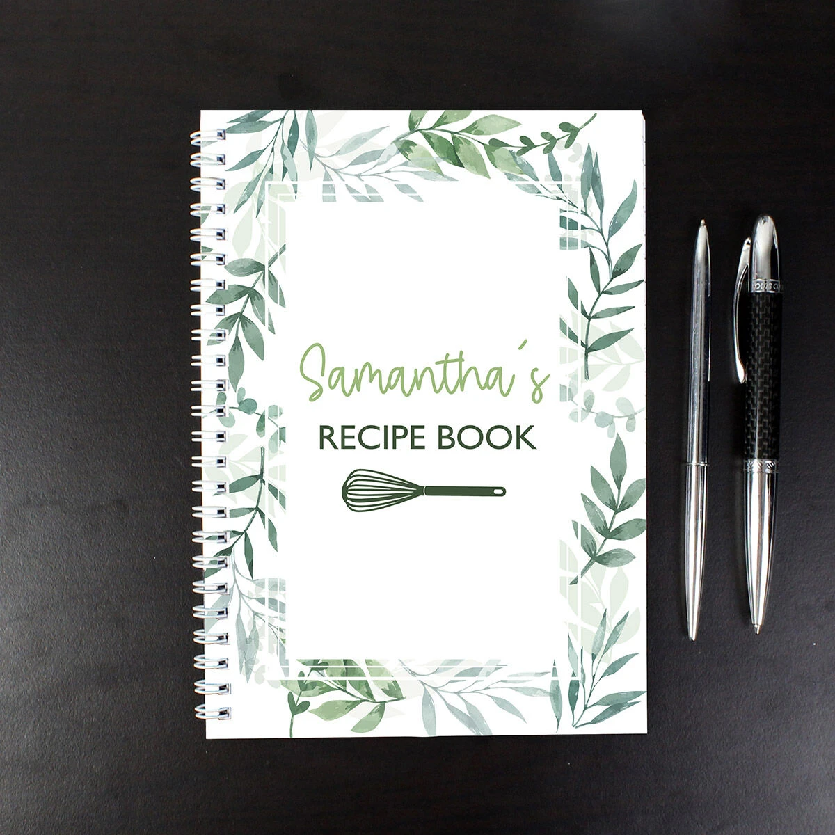 Personalised Botanical A5 Recipe Book Journal 6 Personalised Botanical A5 Recipe Book Journal - Image 4
