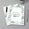 Personalised Botanical A5 Recipe Book Journal 1 Personalised Botanical A5 Recipe Book Journal -Children's Peripheral Store 4005049 1