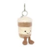 Jellycat Amuseable Coffee-To-Go Bag Charm -Children's Peripheral Store acof4bc jellycat amuseable coffee to go bag charm