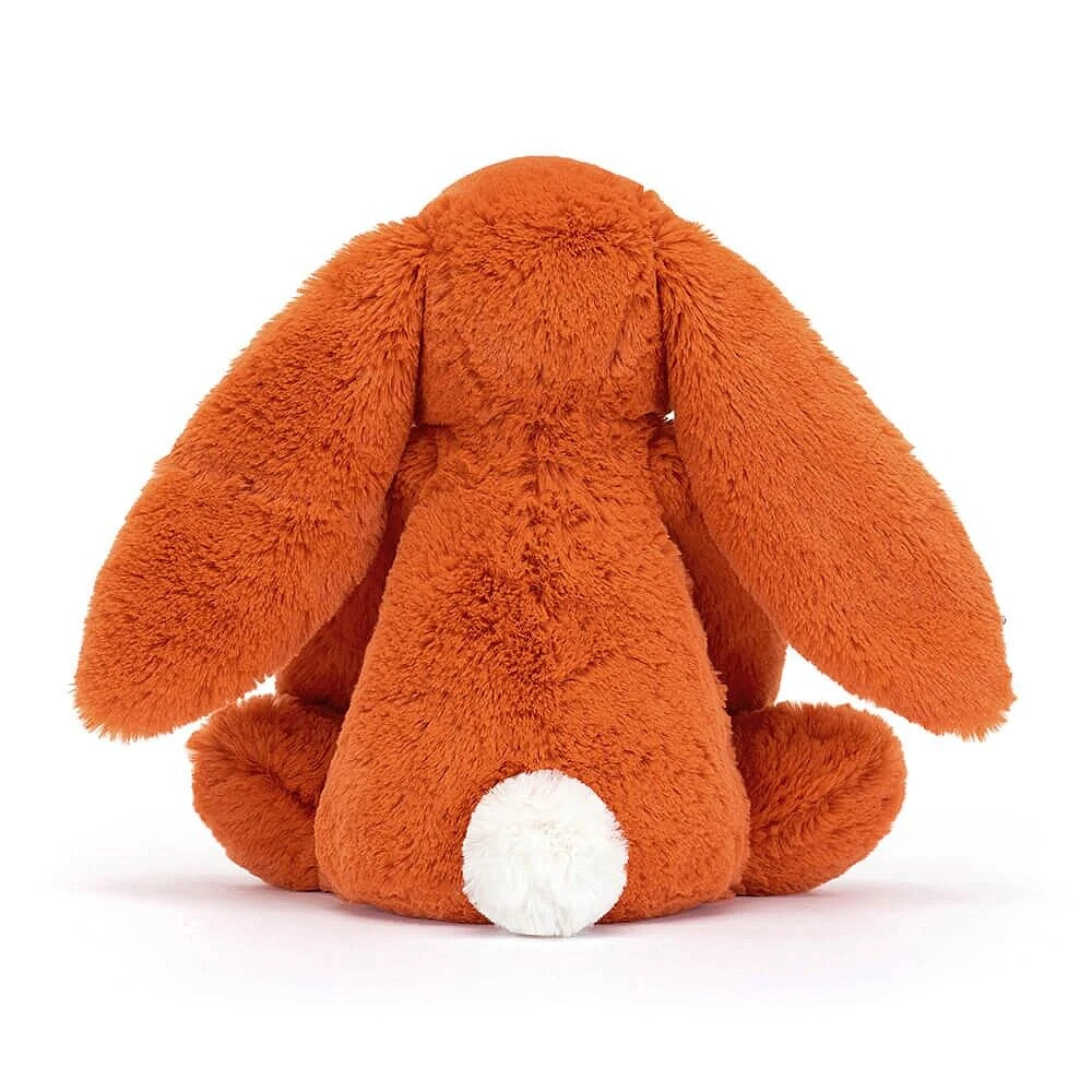 Jellycat Medium Bashful Tangerine Bunny 5 Jellycat Medium Bashful Tangerine Bunny - Image 3