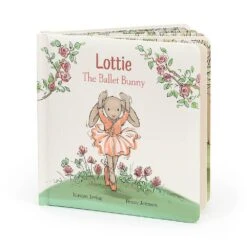 Jellycat Lottie The Ballet Bunny Hardback Book -Children's Peripheral Store bk4lotbb 2
