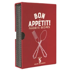 Designworks Ink Bon Apettit Recipe Notebook Set