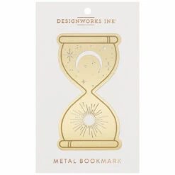 Designworks Ink Hourglass Brass Bookmark