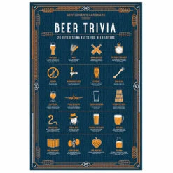 Gentlemen's Hardware The Beer Trivia 1000 Piece Jigsaw Puzzle -Children's Peripheral Store dw collective gen673uk gentlemen s hardware the beer trivia 1000 piece jigsaw puzzle 3
