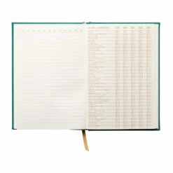 Designworks Ink Green Linear Boxes Cloth Journal With Pocket -Children's Peripheral Store dw collective jb58 1011eu designworks ink green linear boxes cloth journal with pocket 8