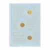 Designworks Ink Blue Arch & Dot Cloth Journal With Pocket -Children's Peripheral Store dw collective jb58 1012eu designworks ink blue arch dot cloth journal with pocket 1