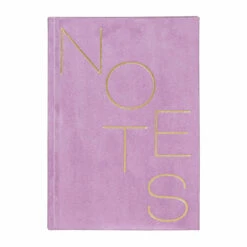 Designworks Ink Lilac Notes Cloth Journal With Pocket
