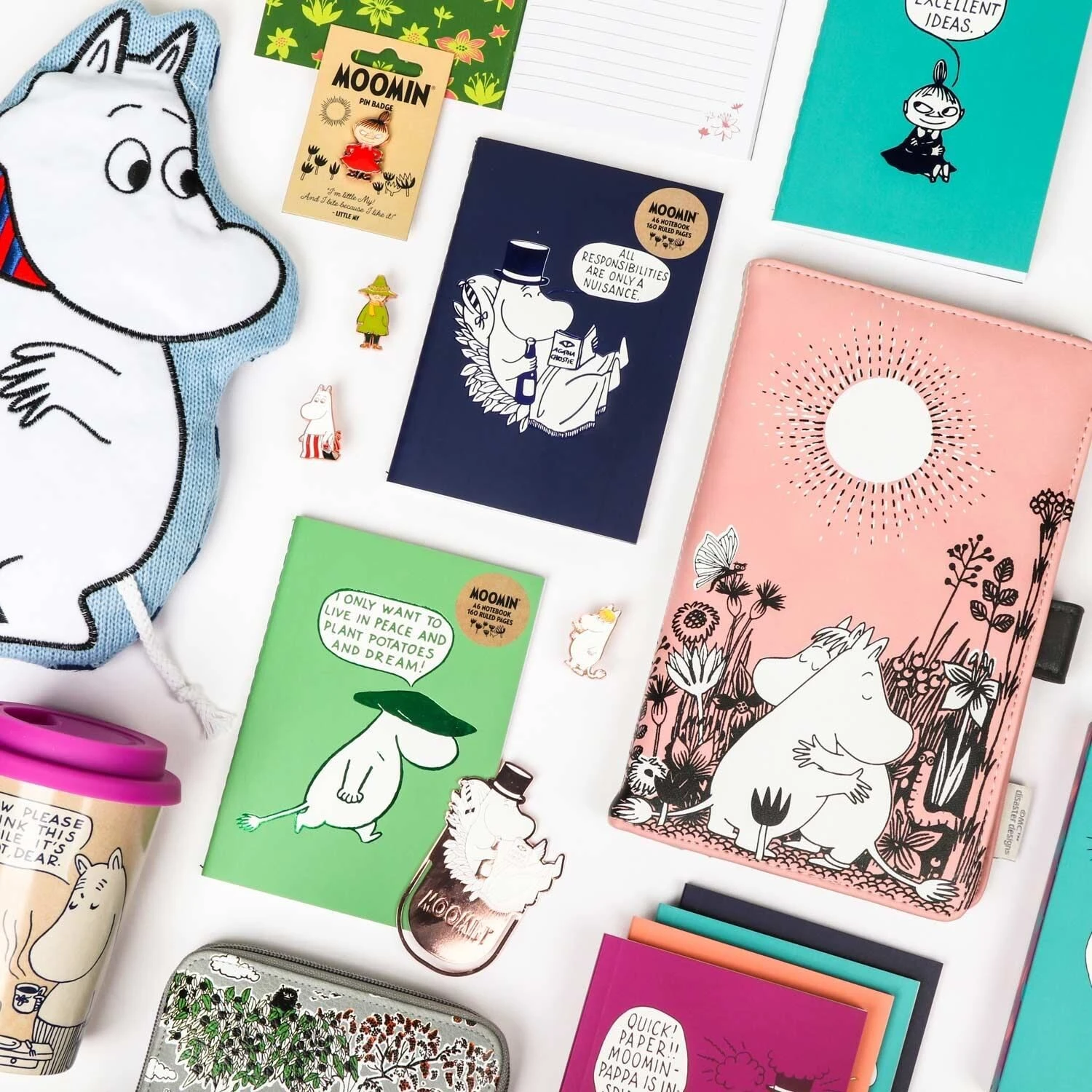 Moomin Set Of 4 A6 Notebooks 5 Moomin Set Of 4 A6 Notebooks - Image 3