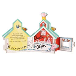 Old Macdonald’s Barn Mini House Book -Children's Peripheral Store house of marbles 401525 old macdonalds barn mini house book 4