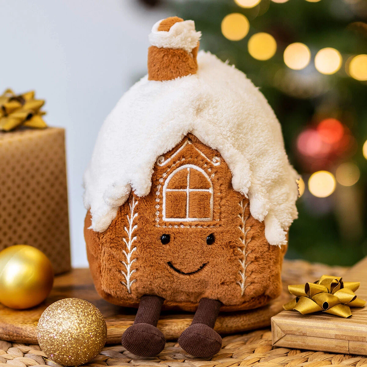 Jellycat Amuseable Gingerbread House 4 Jellycat Amuseable Gingerbread House - Image 2