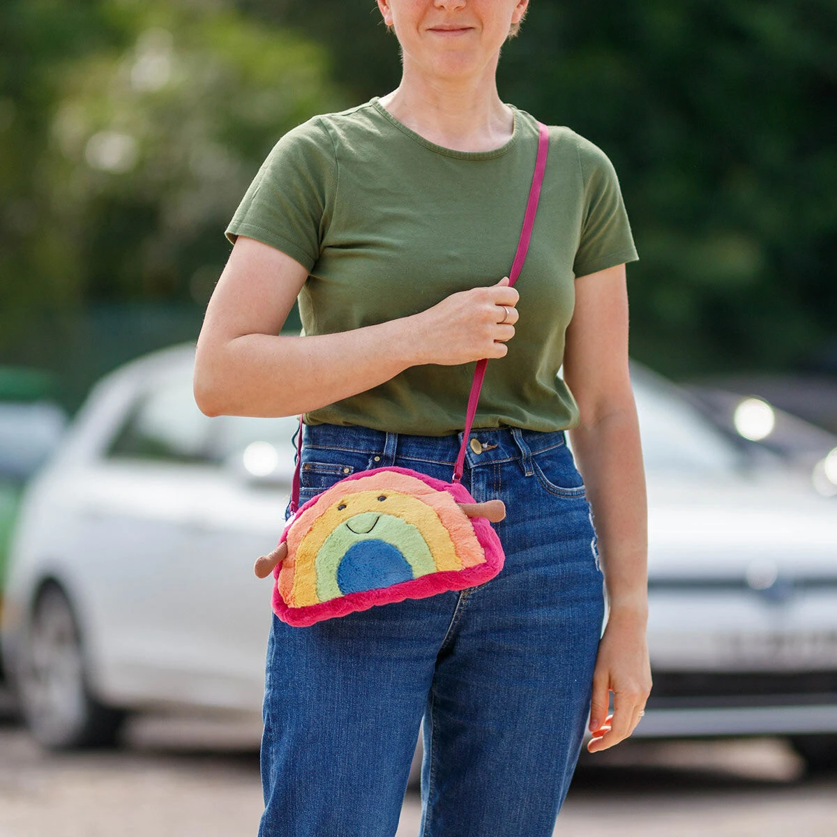 Jellycat Amuseable Rainbow Bag 4 Jellycat Amuseable Rainbow Bag - Image 2