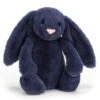 Jellycat Medium Bashful Navy Bunny -Children's Peripheral Store jellycat bass6nb bashful navy bunny small
