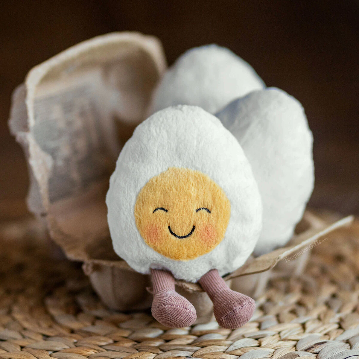 Jellycat Amuseable Blushing Boiled Egg 6 Jellycat Amuseable Blushing Boiled Egg - Image 4