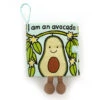 Jellycat I Am An Avocado Fabric Book 1 Jellycat I Am An Avocado Fabric Book -Children's Peripheral Store jellycat bk4aa avocado fabric book 1