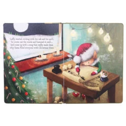 Jellycat Leffy's Christmas Gift Book -Children's Peripheral Store jellycat bk4lef leffys christmas gift book inside 1