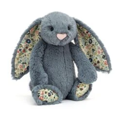 Jellycat Medium Blossom Dusky Blue Bunny