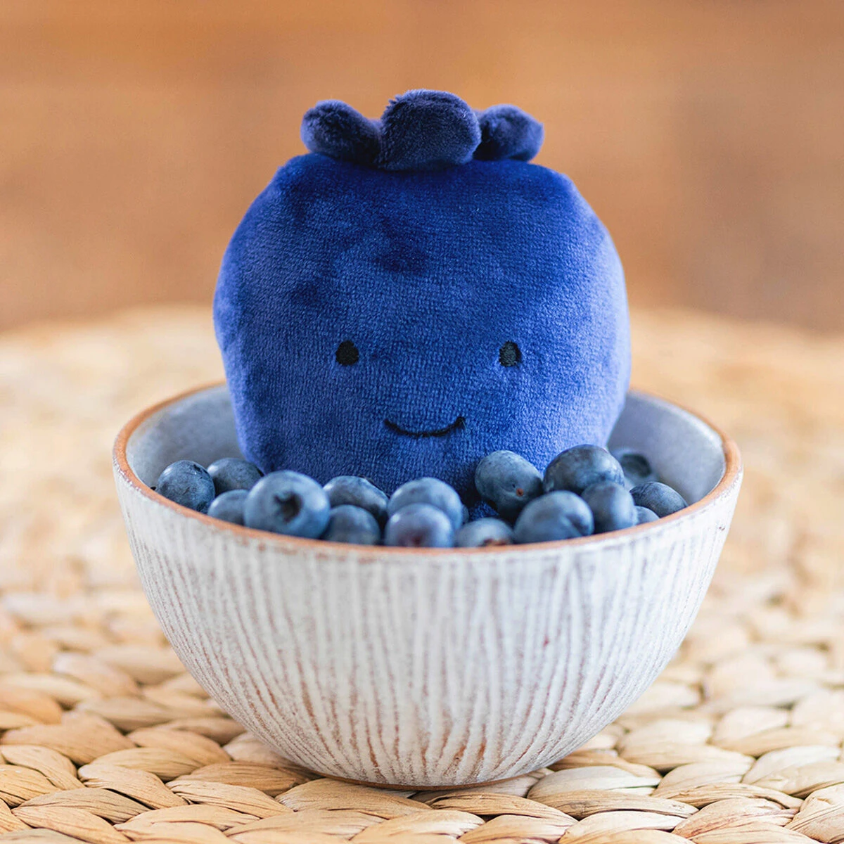 Jellycat Fabulous Fruit Blueberry 6 Jellycat Fabulous Fruit Blueberry - Image 4