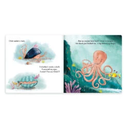 Jellycat The Fearless Octopus Hardback Book -Children's Peripheral Store jellycat fearless octopus book bk4fo 2