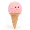 Jellycat Irresistible Strawberry Ice Cream -Children's Peripheral Store jellycat ice6straw 1