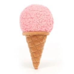 Jellycat Irresistible Strawberry Ice Cream -Children's Peripheral Store jellycat ice6straw 3