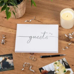 Shudehill Guest Book -Children's Peripheral Store joe davies 310113 shudehill modern script guest book lifestyle 2