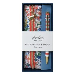 Joules Floral Print Pen & Pouch Set -Children's Peripheral Store joules jls2151 the bright side pen pouch set 44