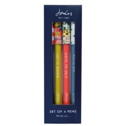 Joules The Bright Side Set Of 4 Pens -Children's Peripheral Store joules jls2155 the bright side set 4 pens 02