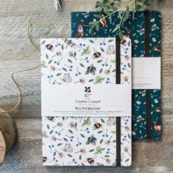 Toasted Crumpet ‘Wildflower Meadows’ White A5 Lined Notebook -Children's Peripheral Store no35nt toasted crumpet wildflower meadows white a5 lined notebook 2