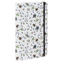 Toasted Crumpet ‘Wildflower Meadows’ White A5 Lined Notebook -Children's Peripheral Store no35nt toasted crumpet wildflower meadows white a5 notebook 2