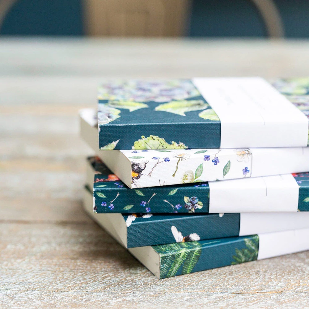 Toasted Crumpet ‘In Full Bloom’ White A5 Lined Notebook 7 Toasted Crumpet ‘In Full Bloom’ White A5 Lined Notebook - Image 5