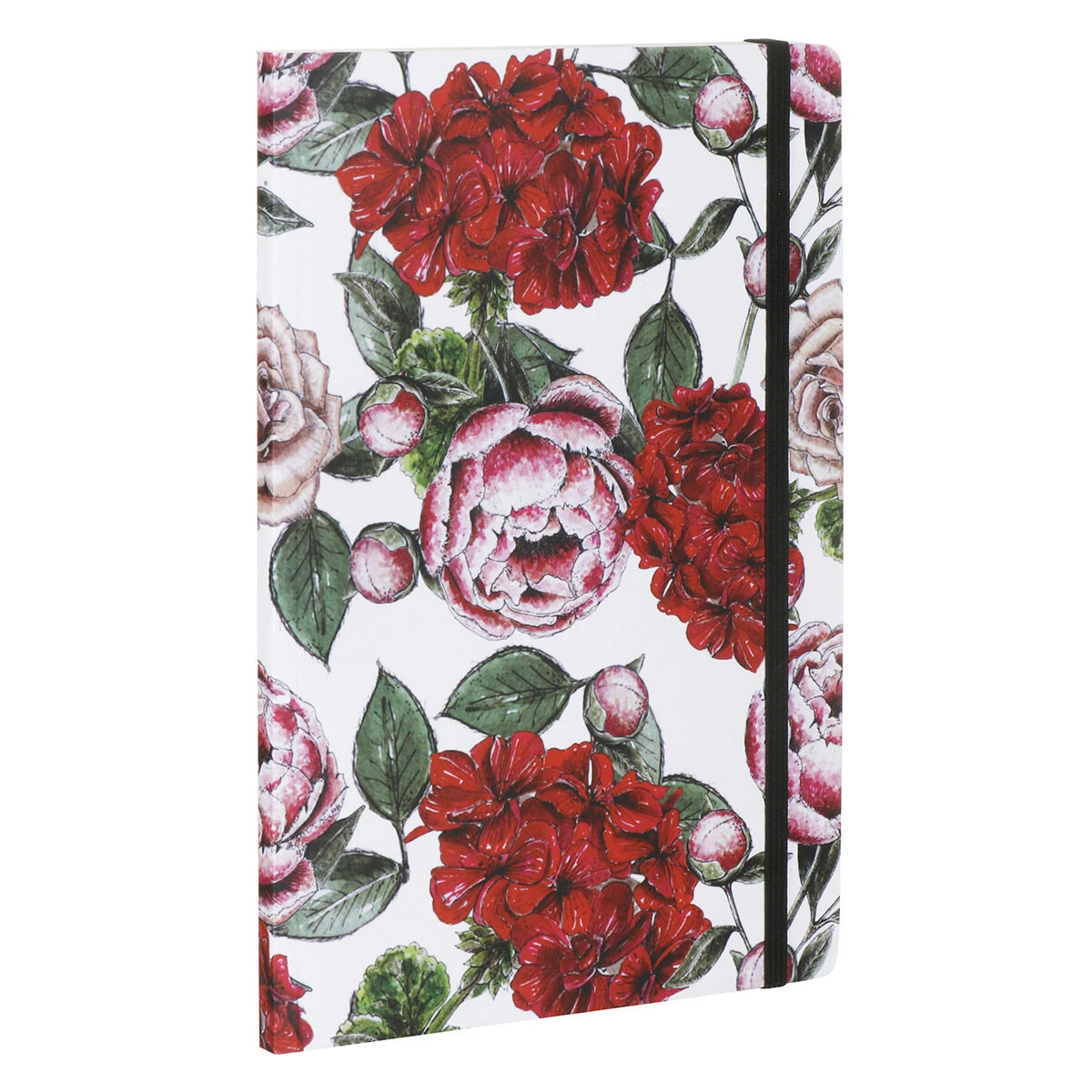 Toasted Crumpet ‘In Full Bloom’ White A5 Lined Notebook 5 Toasted Crumpet ‘In Full Bloom’ White A5 Lined Notebook - Image 3