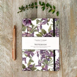 Toasted Crumpet ‘Mulberry’ A5 Lined Notebook 7 Toasted Crumpet ‘Mulberry’ A5 Lined Notebook -Children's Peripheral Store no52 toasted crumpet mulberry a5 lined notebook lifestyle