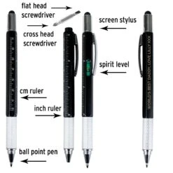 Personalised ‘Free Text’ Multi Tool Pen -Children's Peripheral Store p0104m90 5