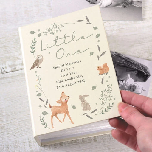 Personalised ‘Woodland Animals’ 6x4 Photo Album With Sleeves -Children's Peripheral Store p0710k78 3