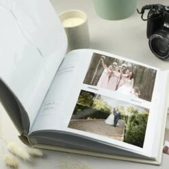 Personalised Gold Heart Couples Square Photo Album -Children's Peripheral Store p1012a74 5