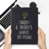 Personalised ‘Light Bulb’ Black Hardback A5 Notebook -Children's Peripheral Store p1014b80 2
