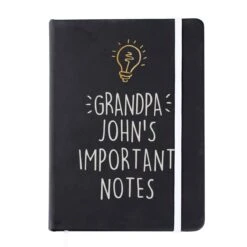 Personalised ‘Light Bulb’ Black Hardback A5 Notebook -Children's Peripheral Store p1014b80 4
