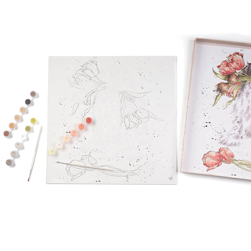 Wrendale Blooming With Love Dog Paint By Numbers 8 Wrendale Blooming With Love Dog Paint By Numbers - Image 6